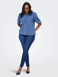 CARALLY Średnia talia Krój skinny Jeans