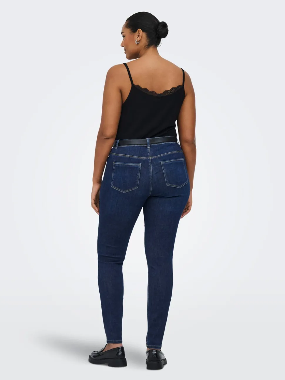 CARALLY Średnia talia Krój skinny Jeans