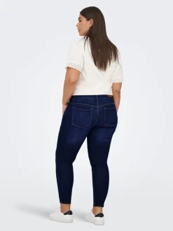 CARANNA Wysoka talia Krój skinny Do kostek Jeans