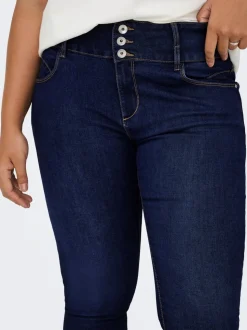 CARANNA Wysoka talia Krój skinny Do kostek Jeans