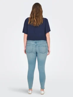 CARANNA Wysoka talia Krój skinny Do kostek Jeans