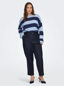 CARASHBY Krój prosty Skrócony Jeans