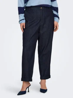 CARASHBY Krój prosty Skrócony Jeans