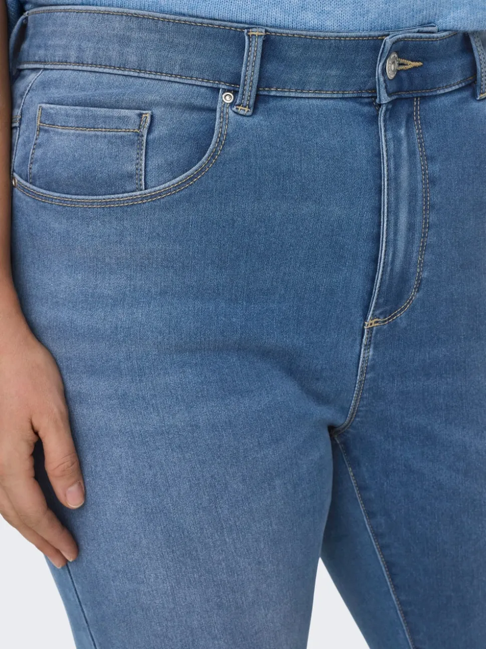 CARAUGUSTA Wysoka talia Krój skinny Jeans