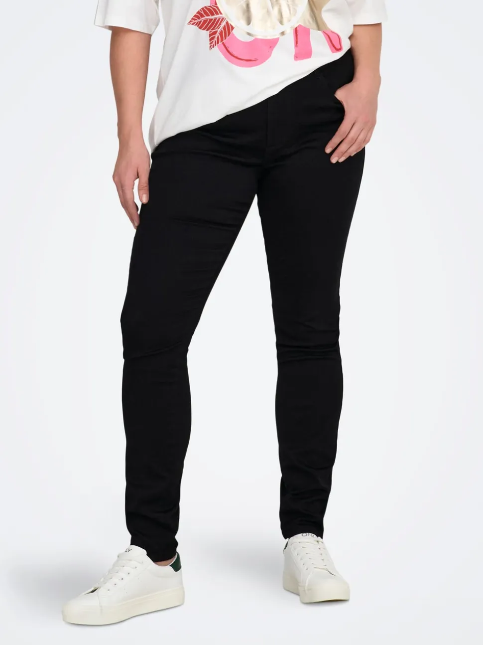CARAUGUSTA Wysoka talia Krój skinny Jeans