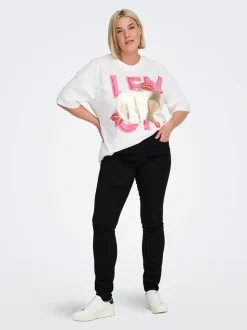 CARAUGUSTA Wysoka talia Krój skinny Jeans