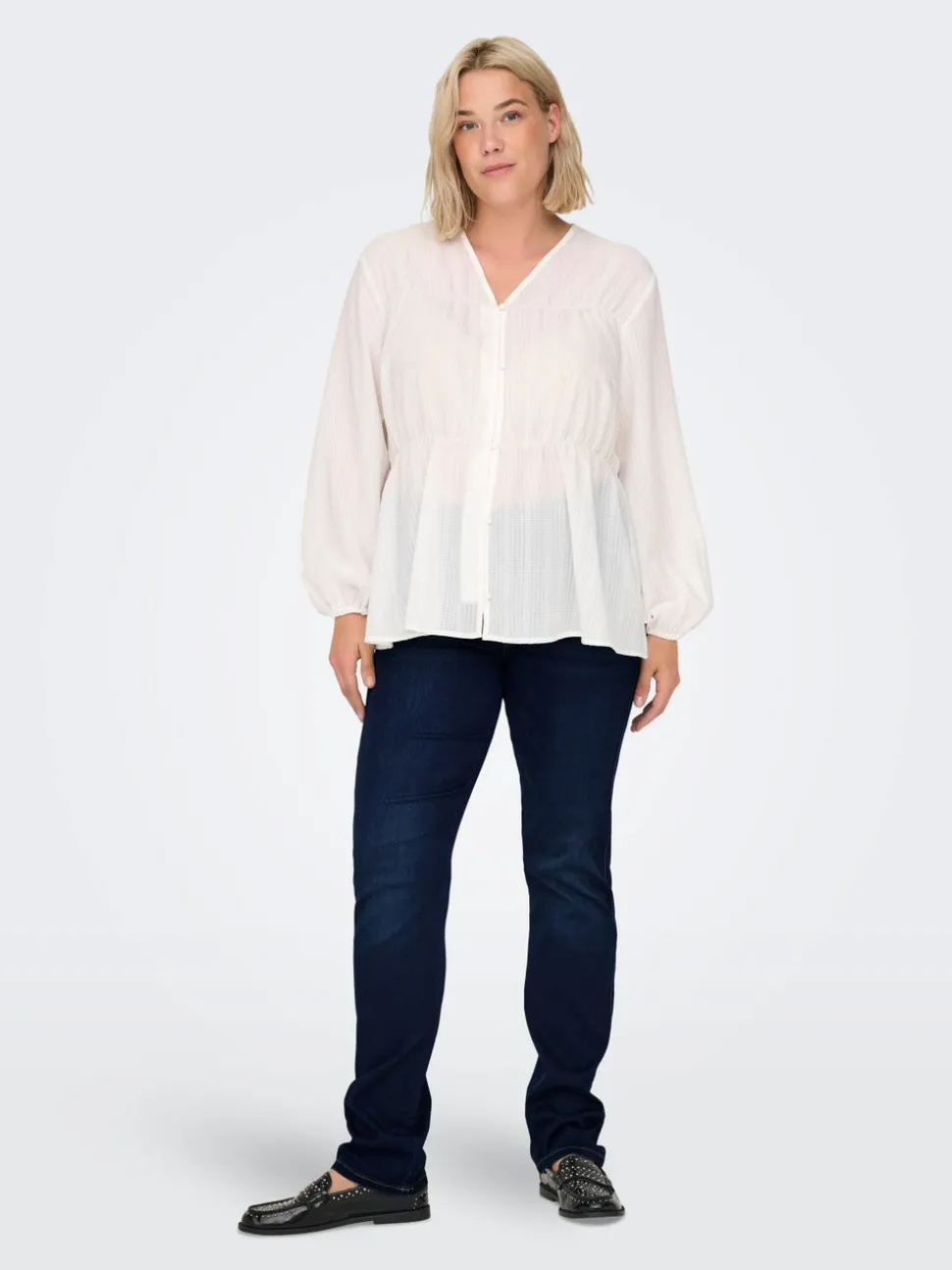 CARAUGUSTA Wysoka talia Krój prosty Jeans