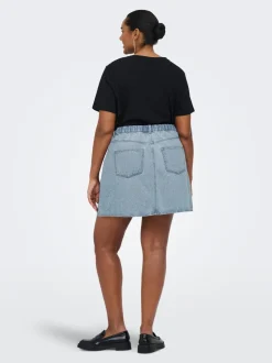 CAREDEN Jeans Spódnica jeansowa Krótka spódnica