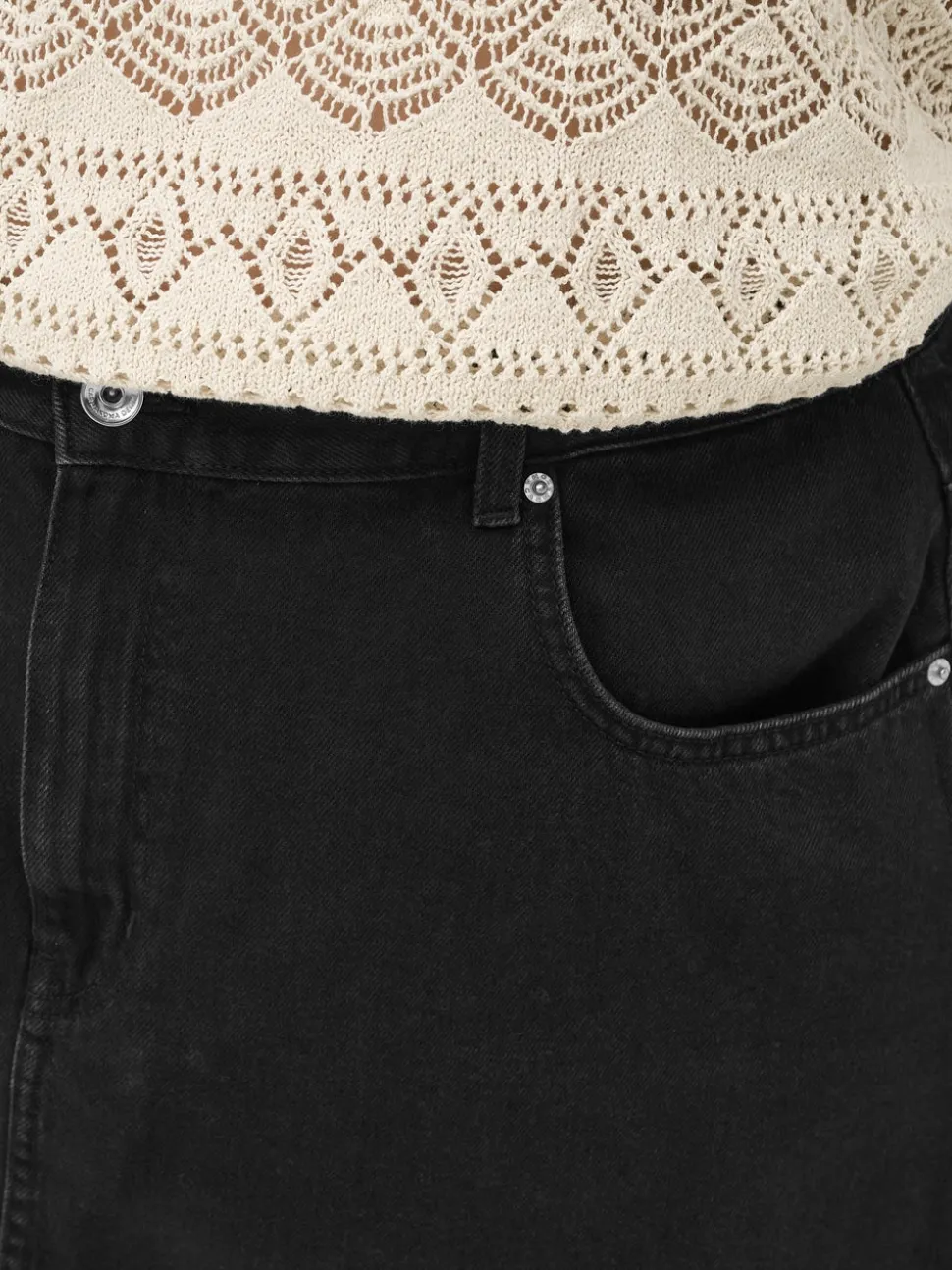 CAREDEN Jeans Spódnica jeansowa Krótka spódnica