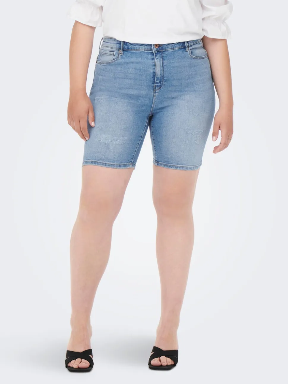 CARLAOLA Krój skinny Jeansowe szorty