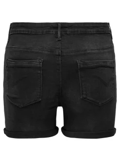 CARLAOLA Wysoka talia Krój skinny Jeansowe szorty