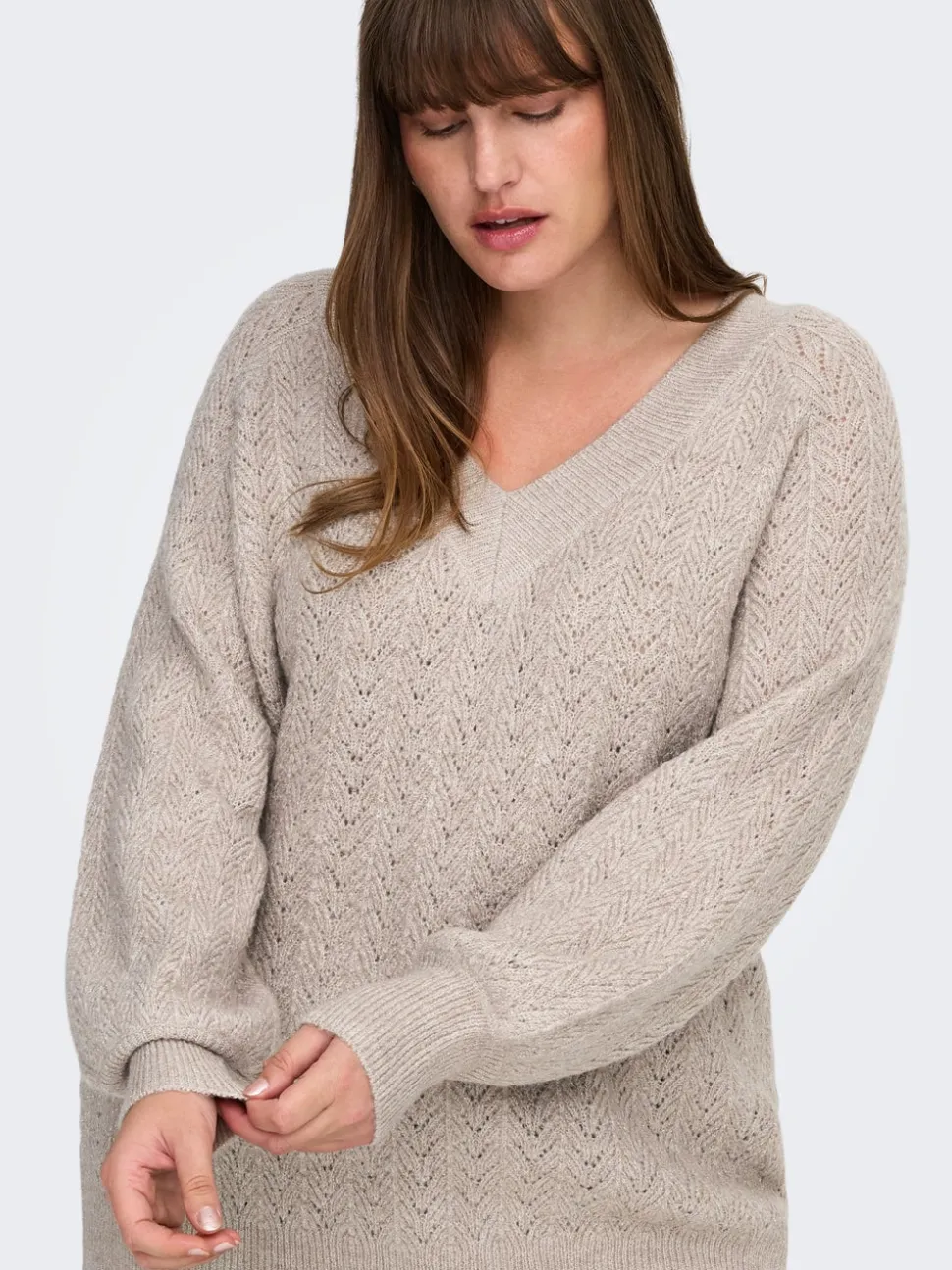 CARLUCILLA Sweter wkładany przez głowę