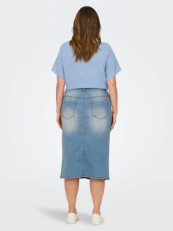 CARROSE Jeans Spódnica jeansowa Spódnica midi
