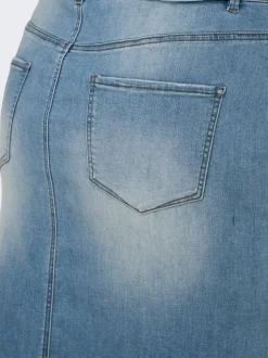 CARROSE Jeans Spódnica jeansowa Spódnica midi