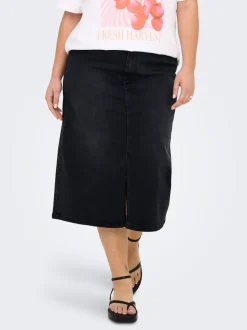 CARROSE Jeans Spódnica jeansowa Spódnica midi