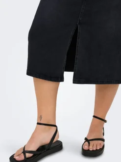 CARROSE Jeans Spódnica jeansowa Spódnica midi