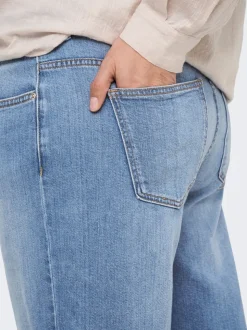 CARSONNY Wysoka talia Krój regularny Jeansowe szorty