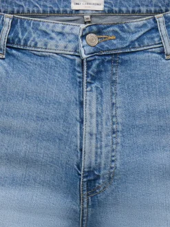 CARTOKYO Wysoka talia Krój regularny Jeansowe szorty