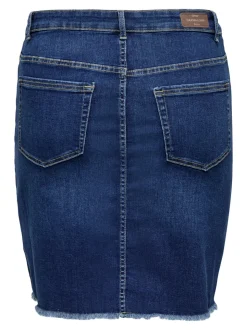CARWILLY Jeans Spódnica jeansowa Spódnica midi