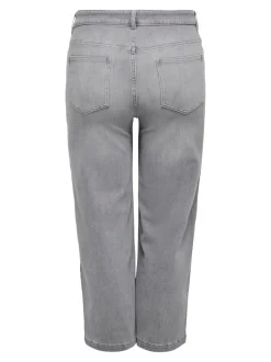 CARWILLY Wysoka talia Krój wide leg Jeans