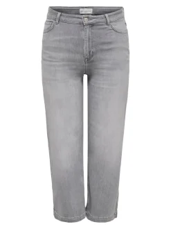 CARWILLY Wysoka talia Krój wide leg Jeans