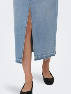 JDYBELLA Jeans Spódnica jeansowa Spódnica midi