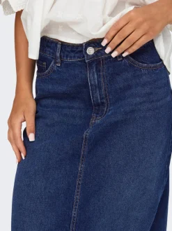 JDYBELLA Jeans Spódnica jeansowa Długa spódnica