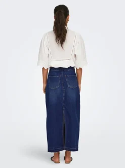 JDYBELLA Jeans Spódnica jeansowa Długa spódnica