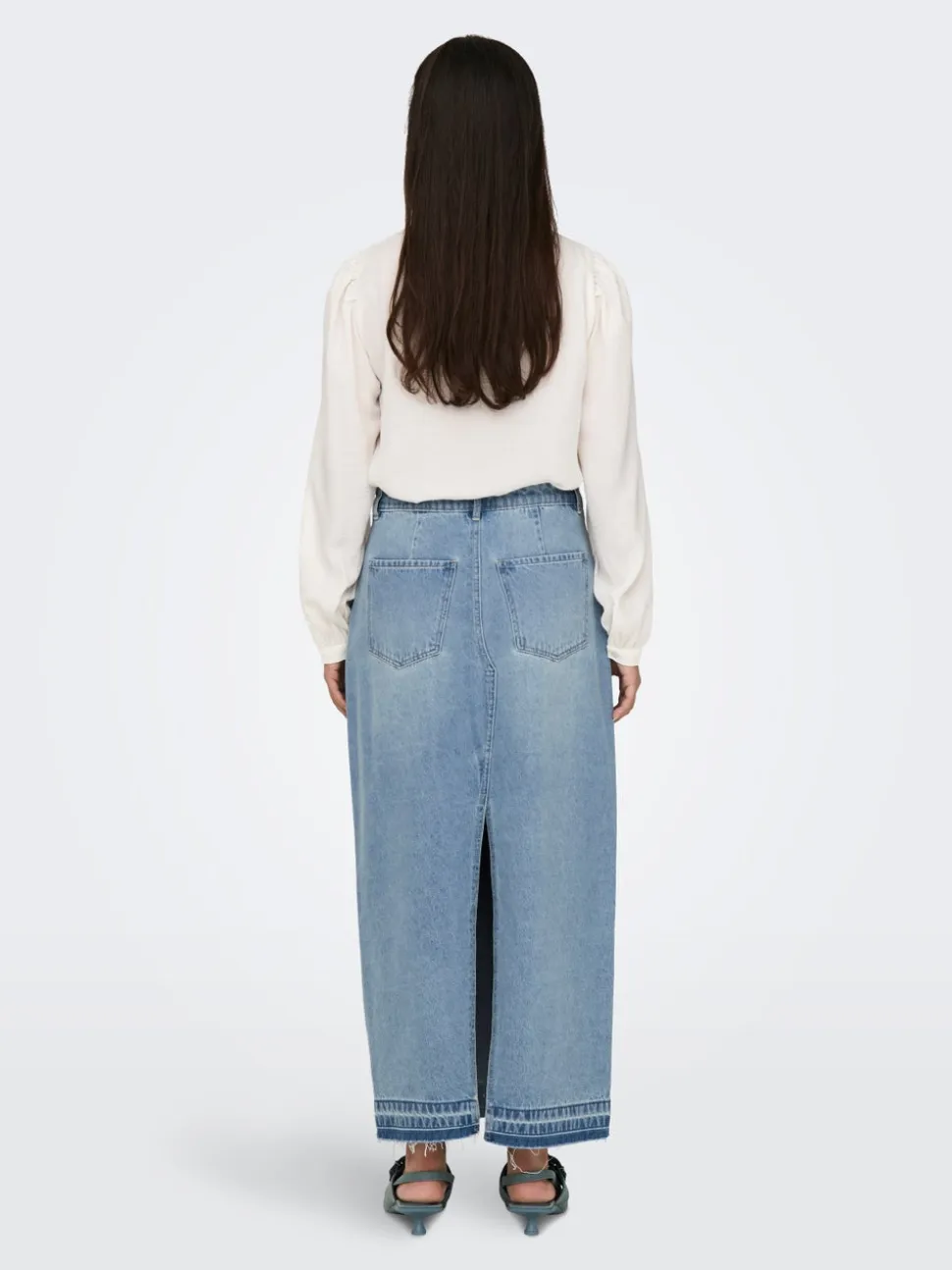 JDYBELLA Jeans Spódnica jeansowa Długa spódnica