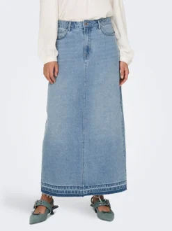 JDYBELLA Jeans Spódnica jeansowa Długa spódnica