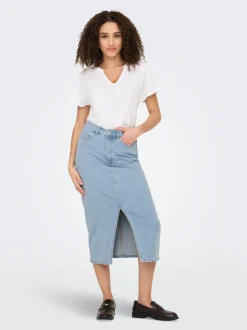JDYDAKOTA Jeans Spódnica jeansowa Spódnica midi