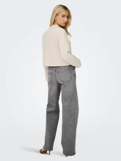 JDYFELINA-FINA Wysoka talia Krój wide leg Jeans