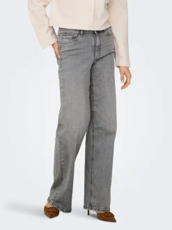 JDYFELINA-FINA Wysoka talia Krój wide leg Jeans