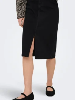 JDYMOON Jeans Spódnica jeansowa Spódnica midi
