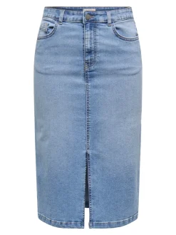 JDYMOON Jeans Spódnica jeansowa Spódnica midi