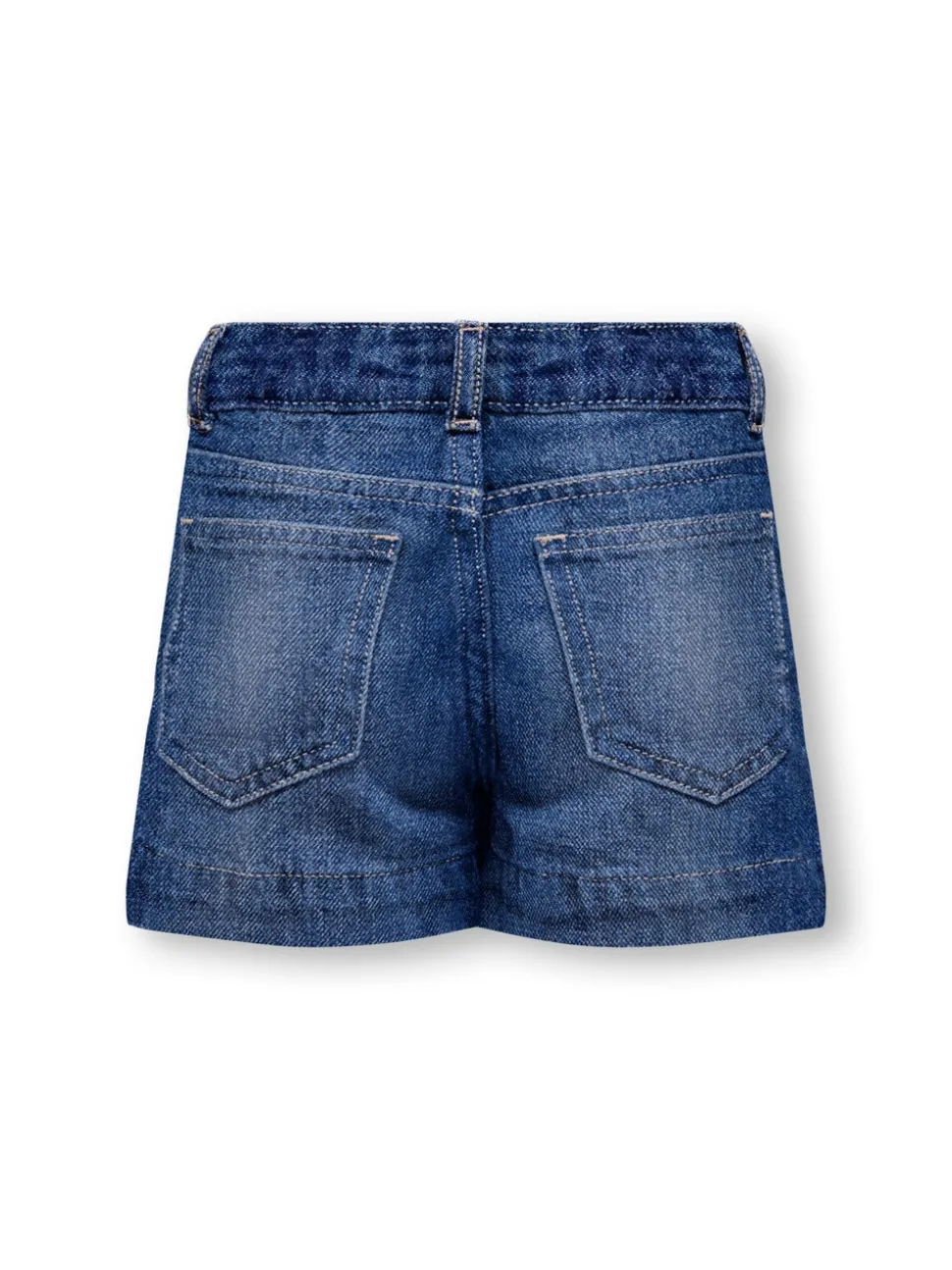 KMGCOMET Średnia talia Krój wide leg Jeansowe szorty