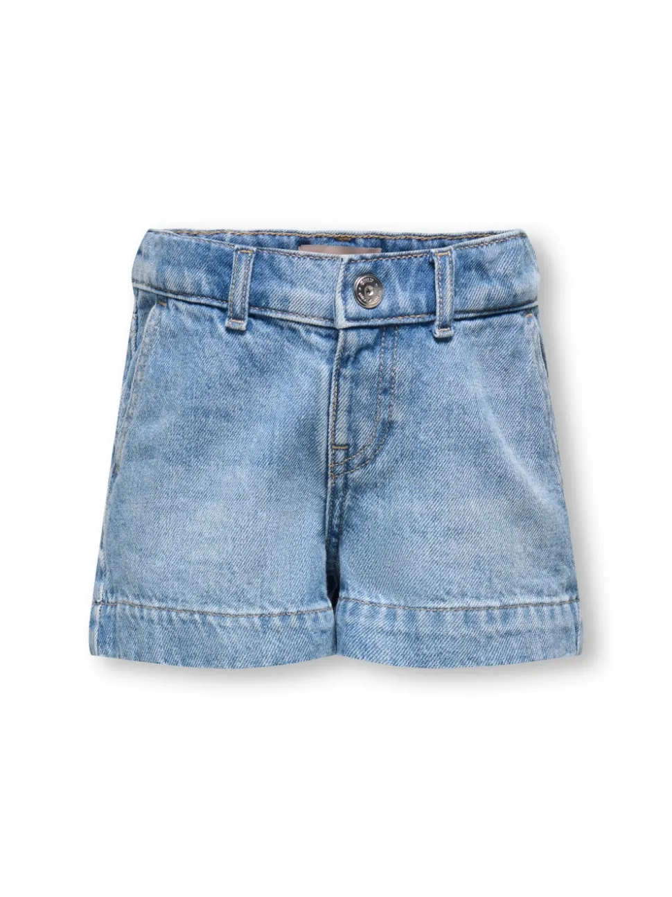 KMGCOMET Średnia talia Krój wide leg Jeansowe szorty
