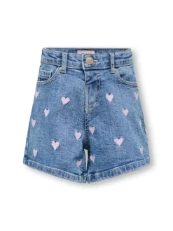 KMGJUICY Średnia talia Krój regularny Jeansowe szorty