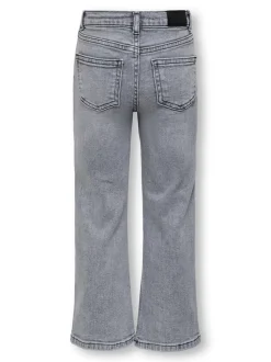 KMGJUICY Średnia talia Krój wide leg Jeans