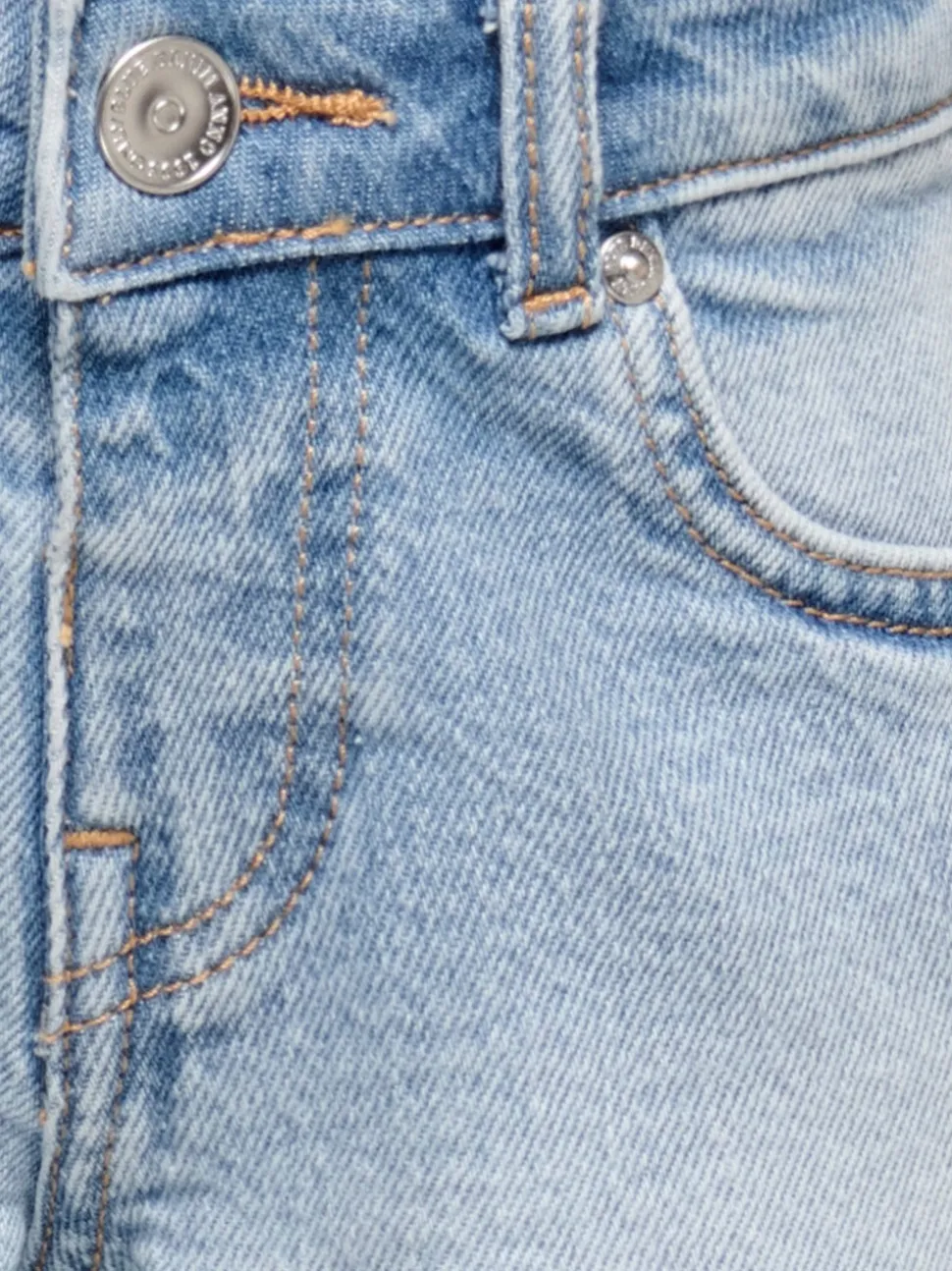 KMGROBYN Średnia talia Krój prosty Jeansowe szorty
