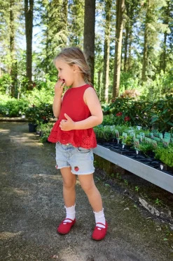 KMGROBYN Średnia talia Krój prosty Jeansowe szorty