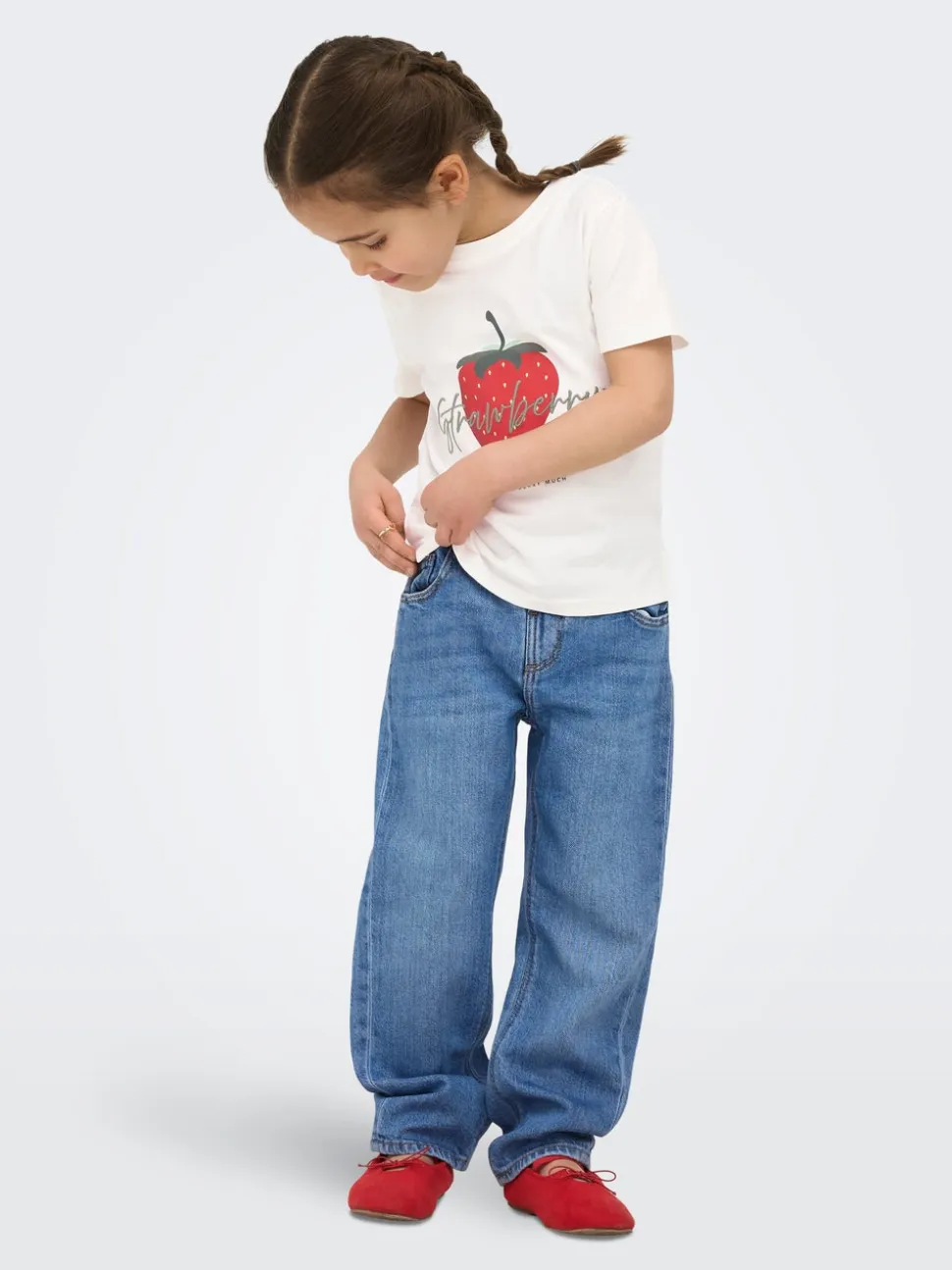 KMGVALENTINE Średnia talia Krój prosty Jeans