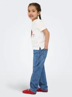 KMGVALENTINE Średnia talia Krój prosty Jeans