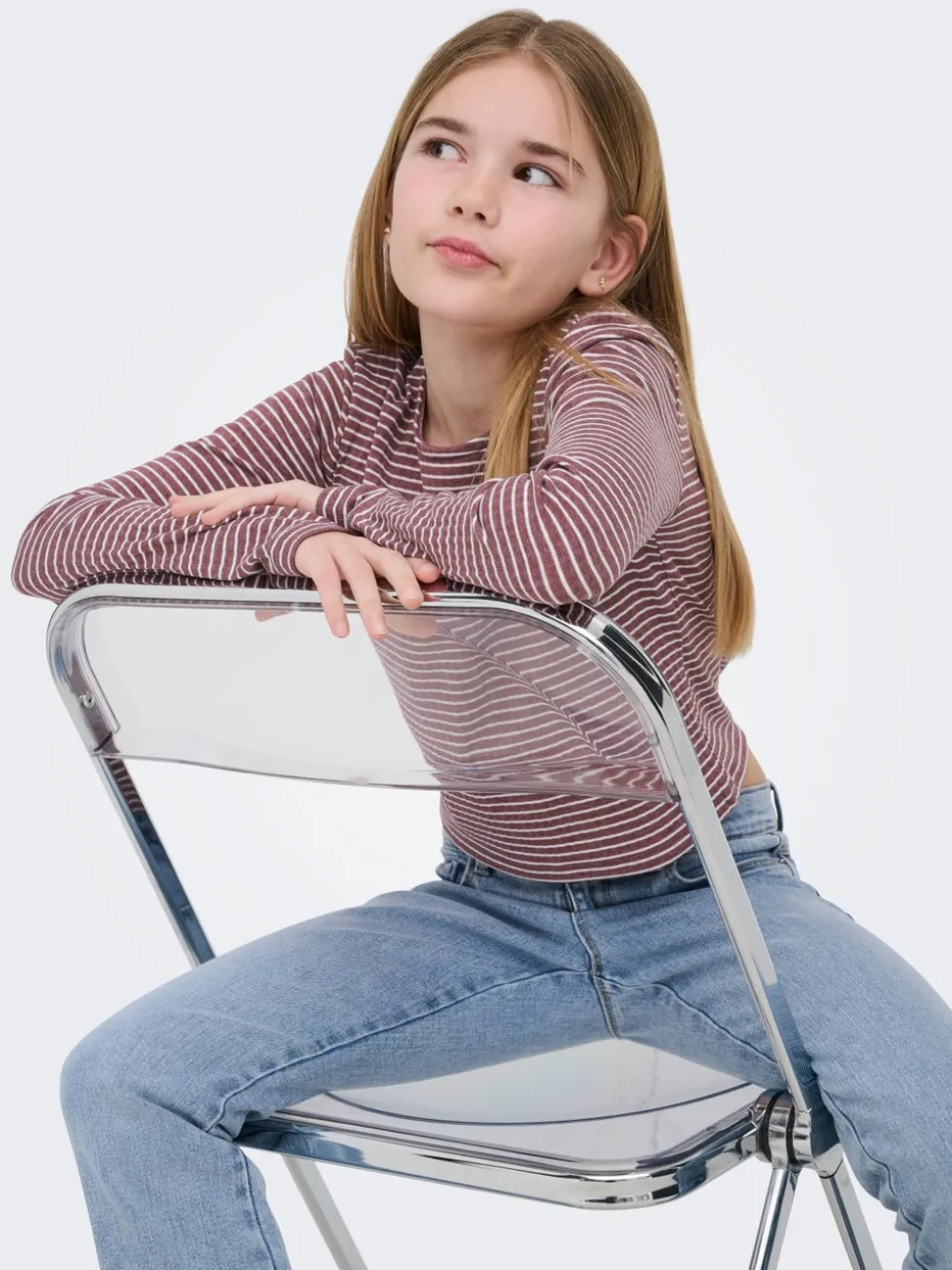 KOGBLAIR Średnia talia Krój flared Jeans