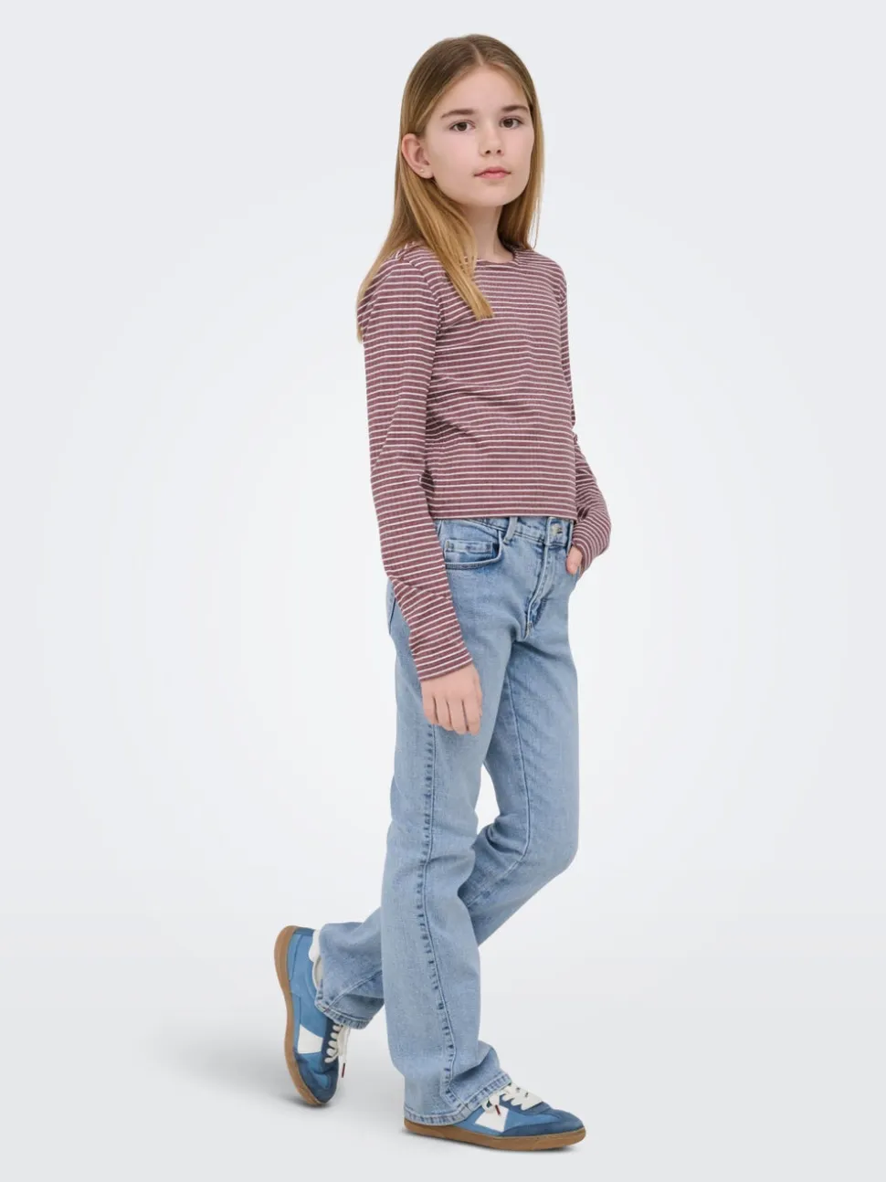KOGBLAIR Średnia talia Krój flared Jeans