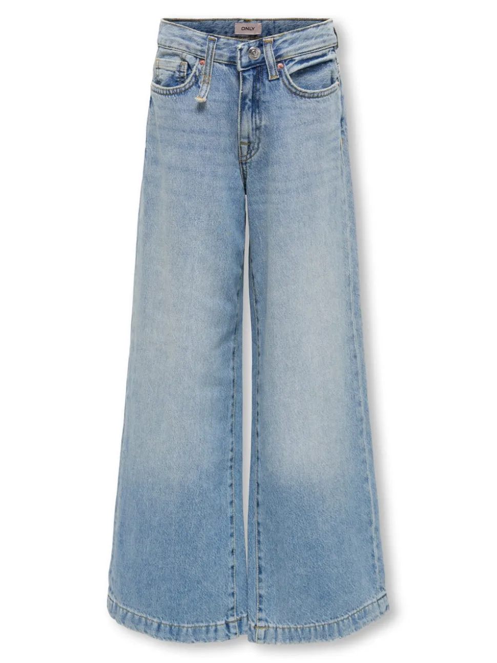 KOGBROOME Wysoka talia Krój wide leg Jeans