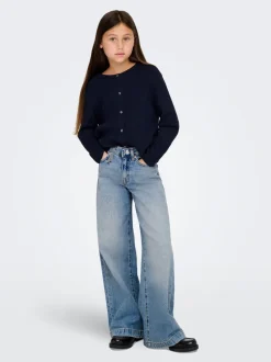 KOGBROOME Wysoka talia Krój wide leg Jeans