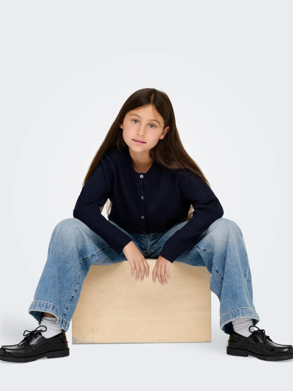 KOGBROOME Wysoka talia Krój wide leg Jeans