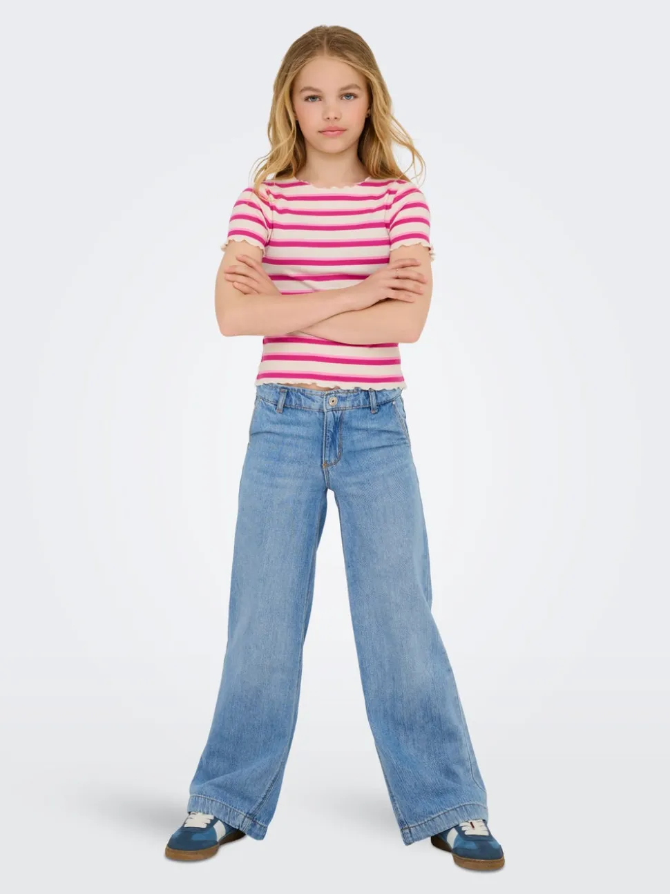 KOGCOMET Regularna talia Krój wide leg Jeans