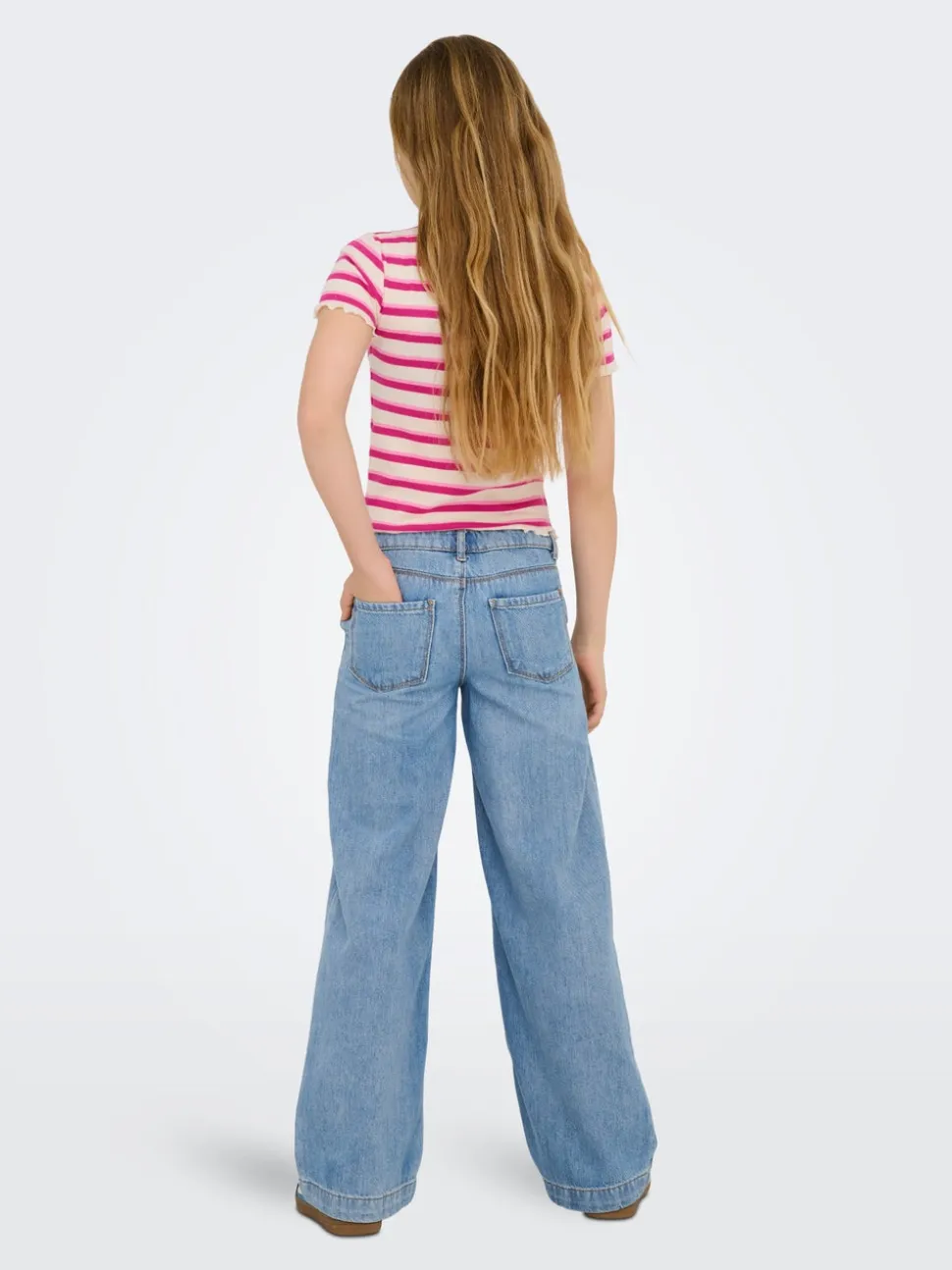 KOGCOMET Regularna talia Krój wide leg Jeans